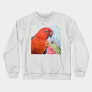 King Parrot and Princess Parrot Crewneck Sweatshirt